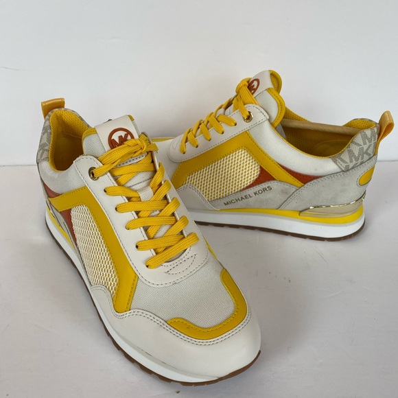 MICHAEL KORS Wilma Trainer Canvas sneaker Size:7.5 - Picture 10 of 12